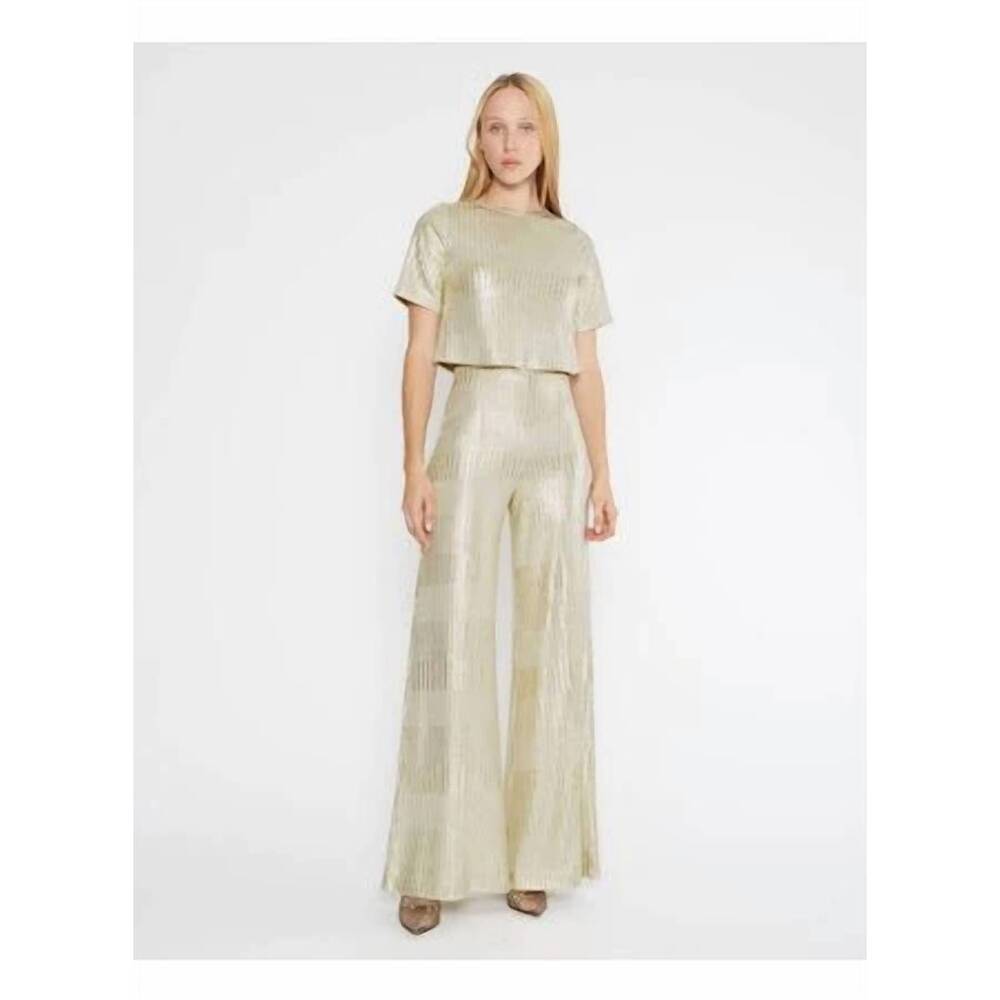 NEW RIPLEY RADER wide leg pant in metallic